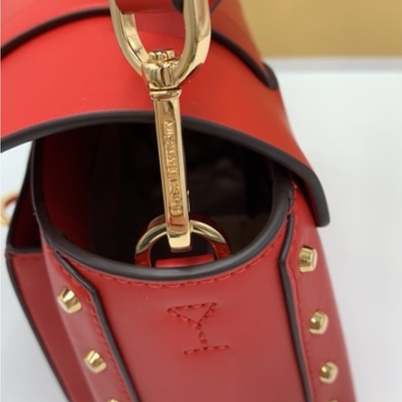 MICHAEL KORS MANHATTAN MEDIUM TOP HANDLE SATCHEL/SHOULDER/CROSSBODY FLAME COLOR - Picture 12 of 14